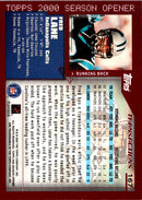 2000 Topps Season Opener Fred Lane