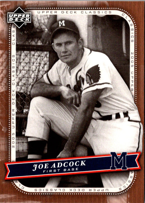2005 Upper Deck Classics Joe Adcock #50