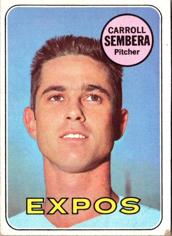 1969 Topps Carroll Sembera #351 VG-EX