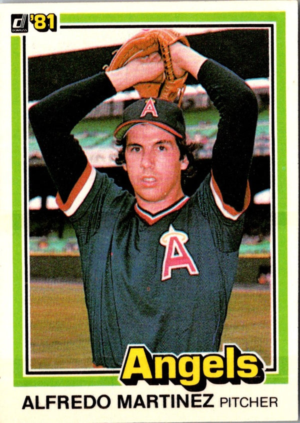 1981 Donruss Alfredo Martinez #172 Rookie