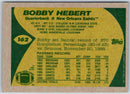 1989 Topps Bobby Hebert