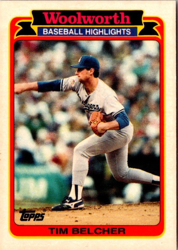 1989 Topps Woolworth Baseball Highlights Tim Belcher #29