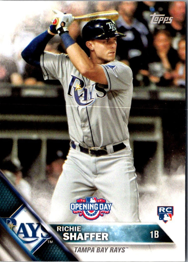 2016 Topps Opening Day Richie Shaffer #OD-18 Rookie