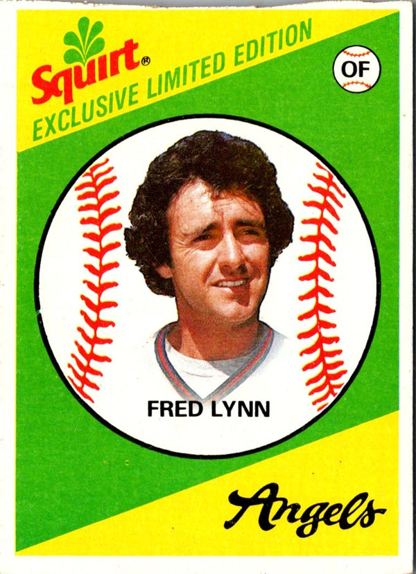 1981 Topps Squirt Fred Lynn #25