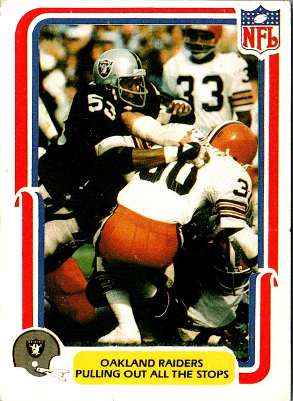1980 Fleer Team Action Pulling Out All the Stops (Defense) #40