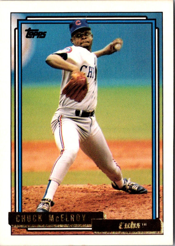 1992 Topps Chuck McElroy #727