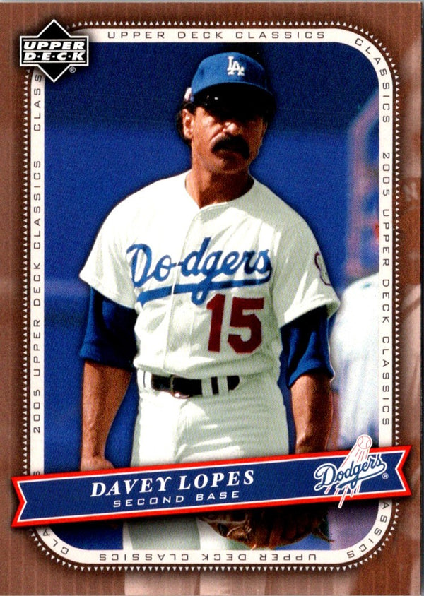 2005 Upper Deck Classics Davey Lopes #25