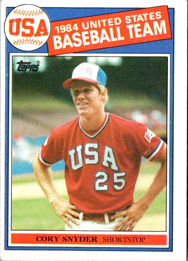 1985 Topps Cory Snyder #403 Rookie