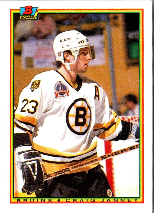 1990 Bowman Craig Janney #33