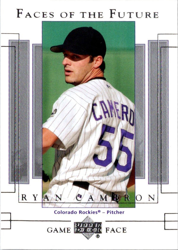 2003 Upper Deck Game Face Ryan Cameron #126 Rookie