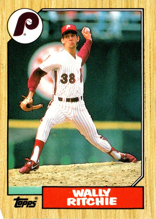 1987 Topps Traded Wally Ritchie #103T