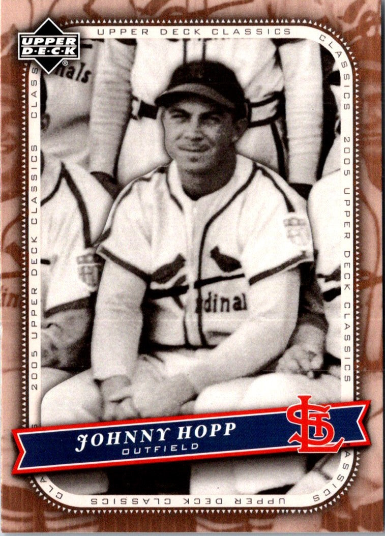 2005 Upper Deck Classics Johnny Hopp