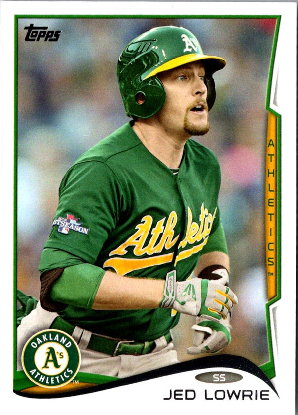 2014 Topps Mini Jed Lowrie #607