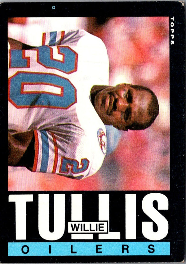 1985 Topps Willie Tullis #256