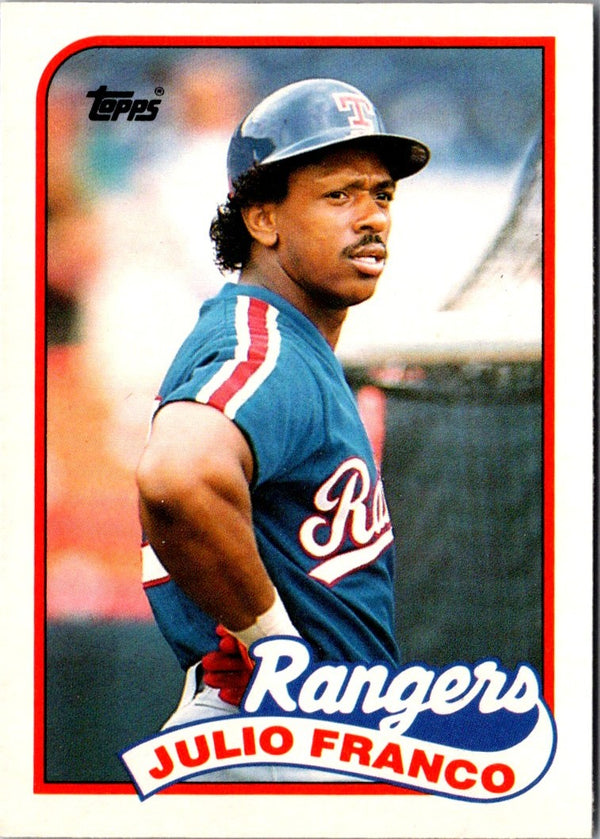 1989 Topps Traded Julio Franco #34T