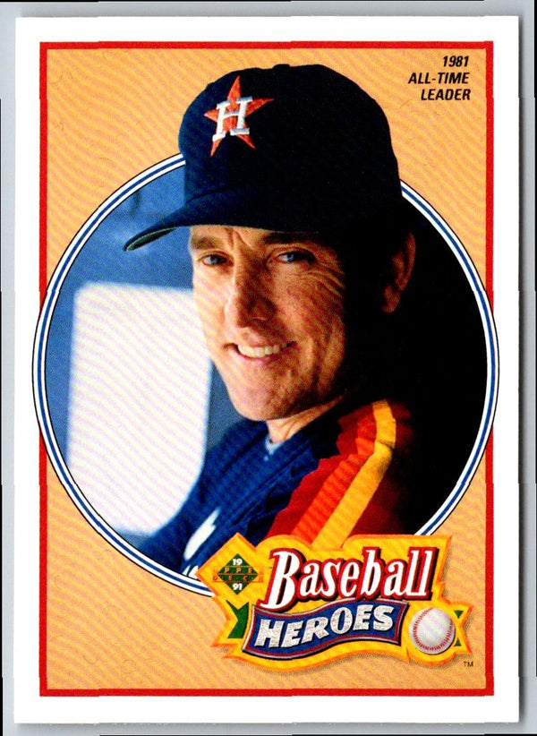 1991 Upper Deck Baseball Heroes Nolan Ryan Nolan Ryan #14