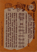 1981 Topps David Greenwood