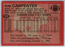1983 Topps Rob Carpenter