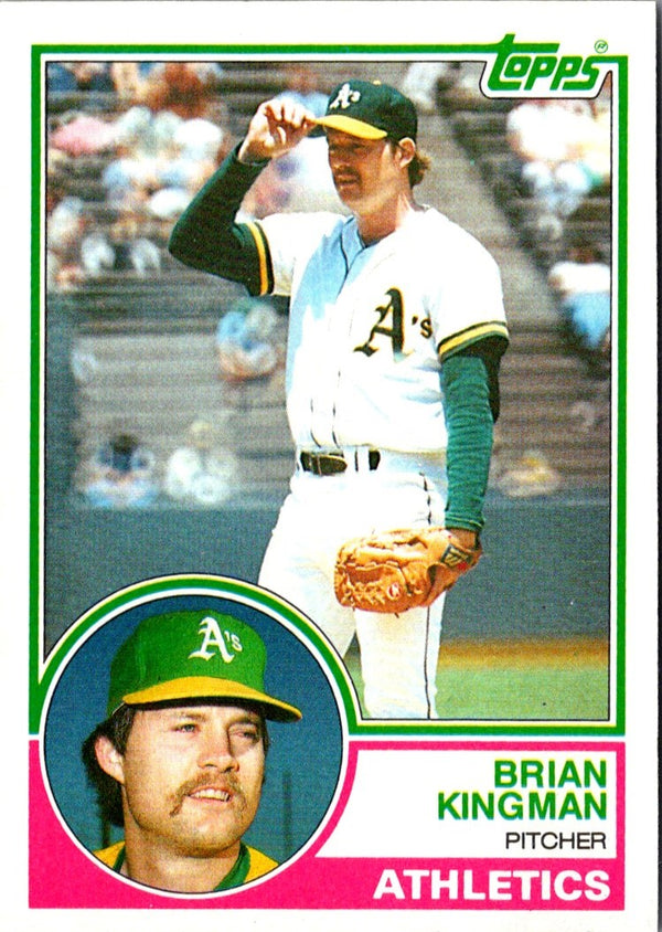 1983 Topps Brian Kingman #312 NM-MT