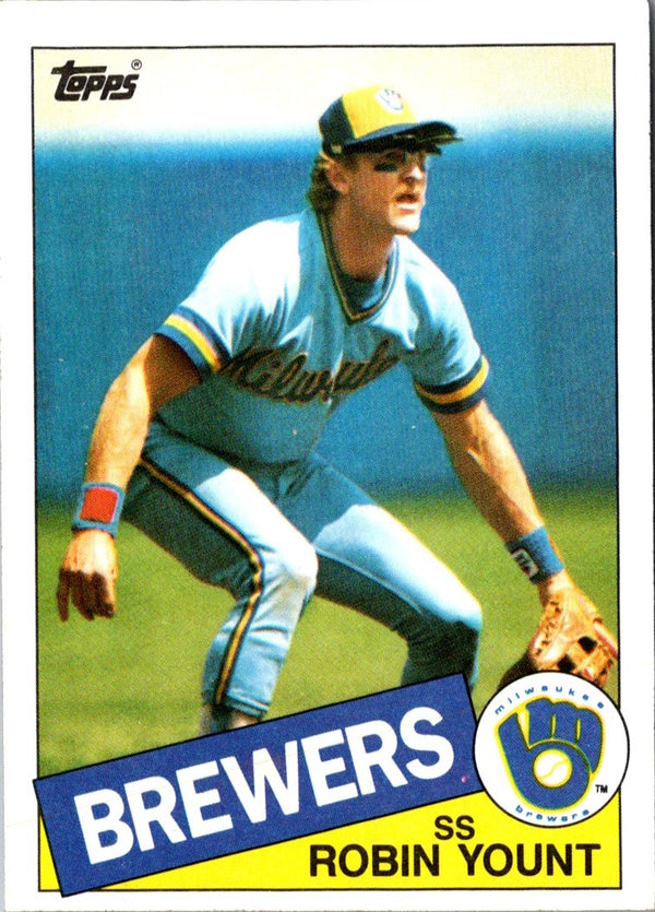 1985 Topps Robin Yount #340