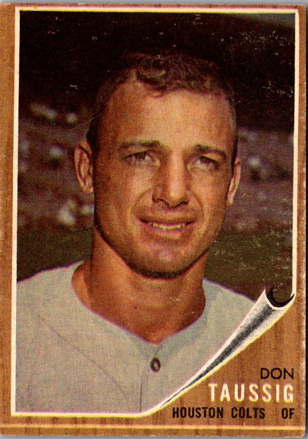 1962 Topps Don Taussig #44 Rookie VG-EX
