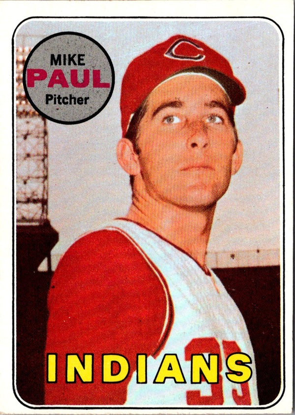 1969 Topps Mike Paul #537 Rookie EX