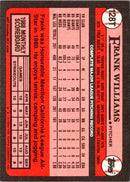 1989 Topps Traded Frank Williams