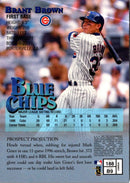 1997 Flair Showcase Masterpiece Brady Anderson
