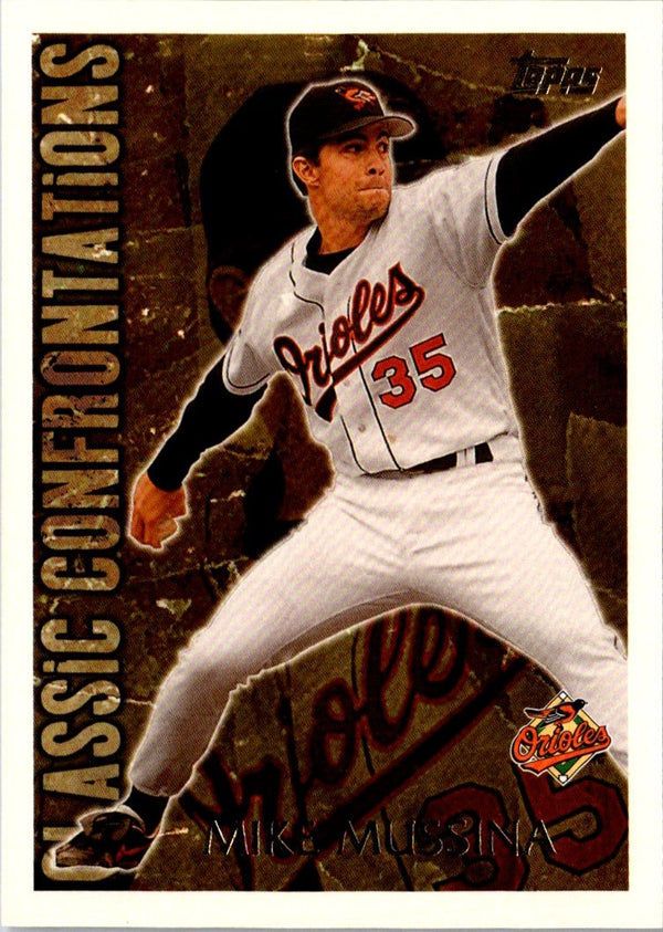 1996 Topps Classic Confrontations Mike Mussina #CC12