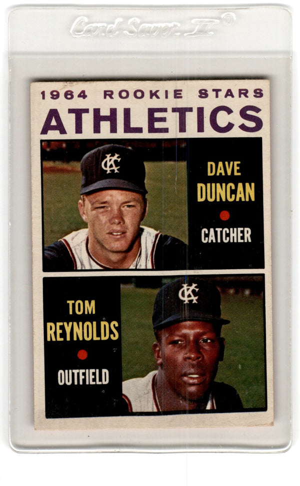 1964 Topps 1964 Athletics Rookie Stars - Dave Duncan/Tom Reynolds #528 Rookie EX+