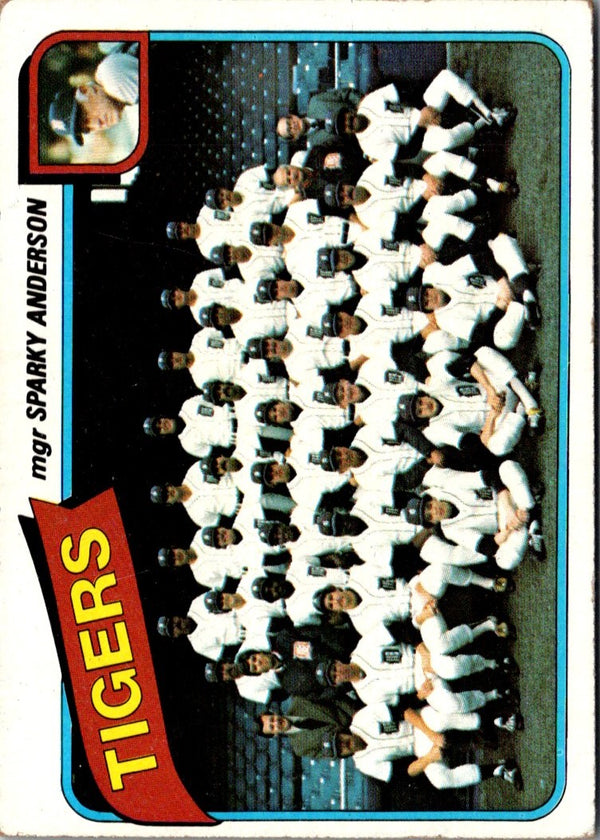 1980 Topps Detroit Tigers - Sparky Anderson #626