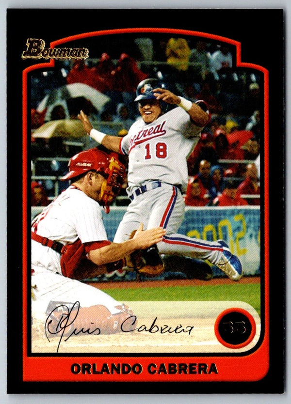 2003 Bowman Orlando Cabrera #145