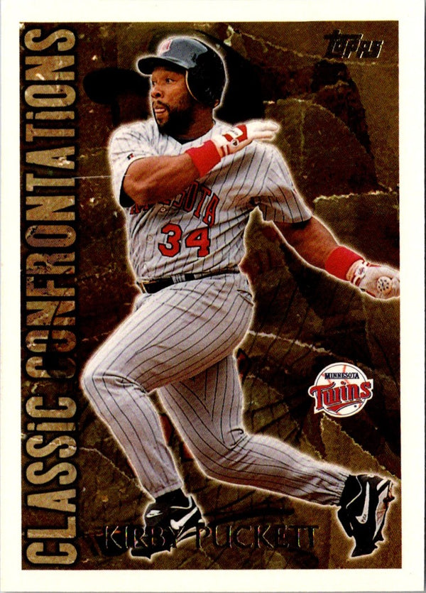 1996 Topps Classic Confrontations Kirby Puckett #CC4