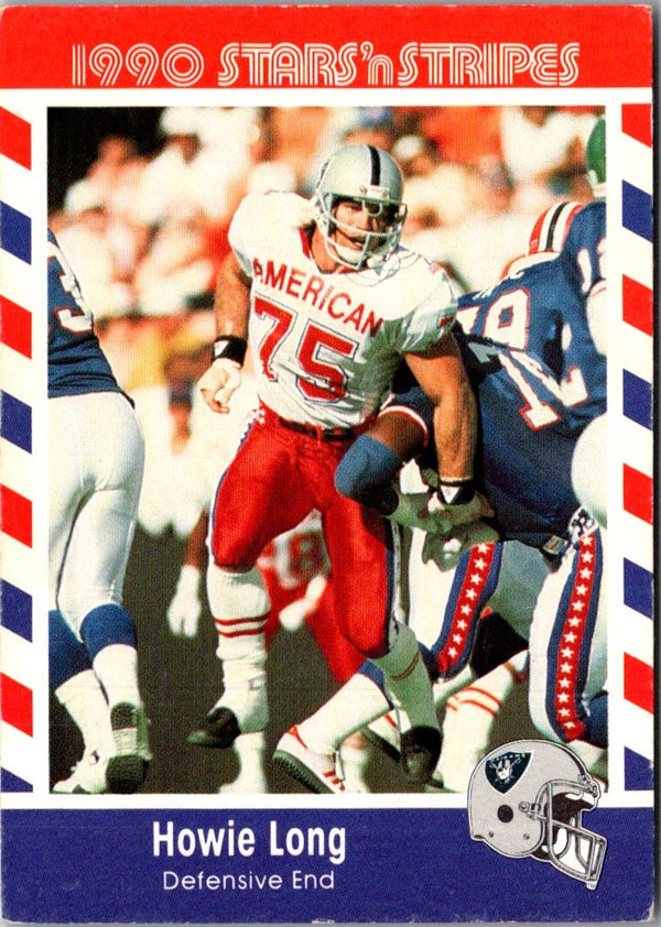 1990 Asher Candy Stars 'n Stripes Howie Long #27