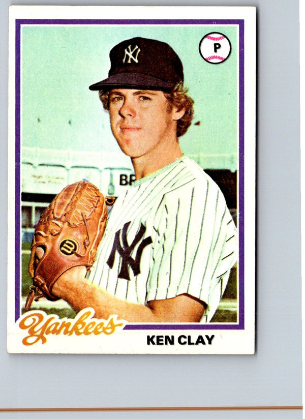 1978 Topps Ken Clay #89 Rookie