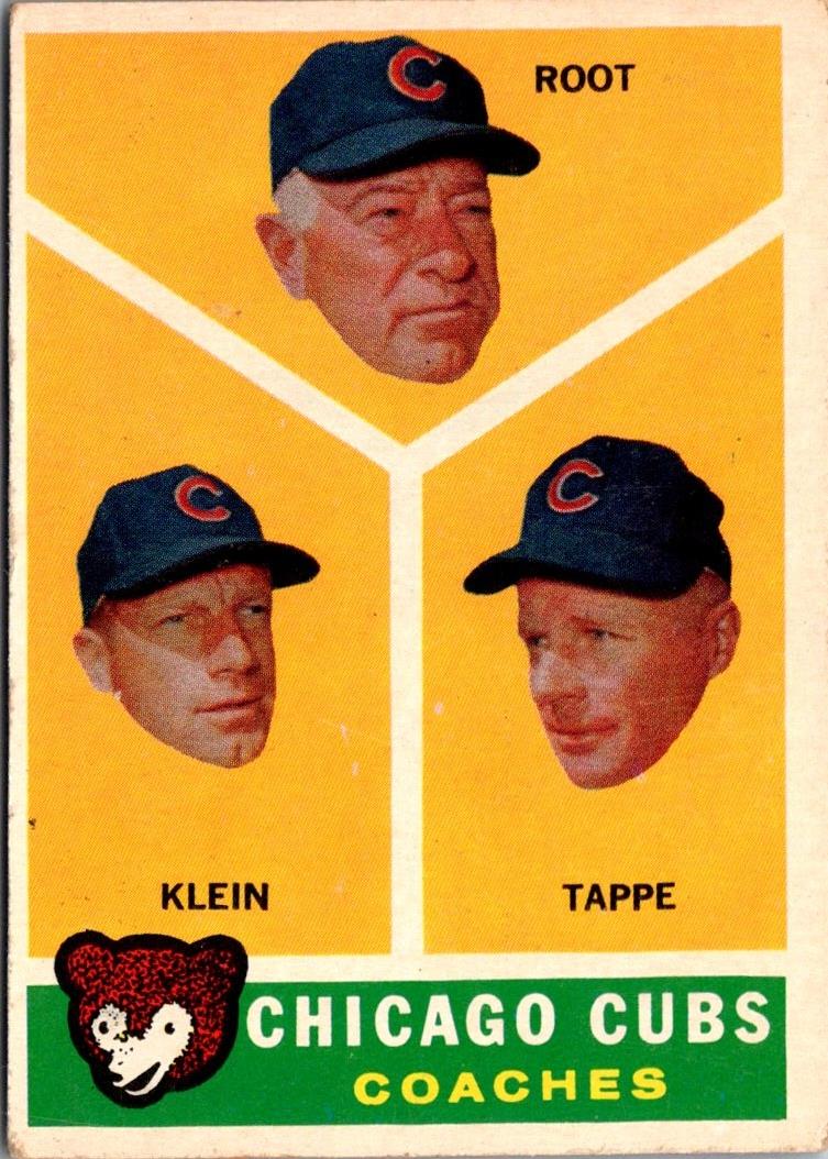 1960 Topps Charlie Root/Lou Klein/Elvin Tappe