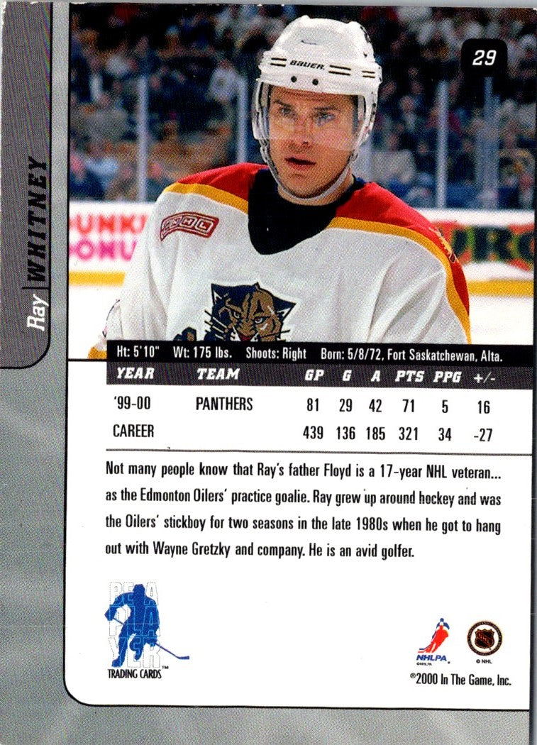 2000 Be a Player Signature Series Ray Whitney