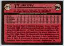 1989 Topps Ty Griffin