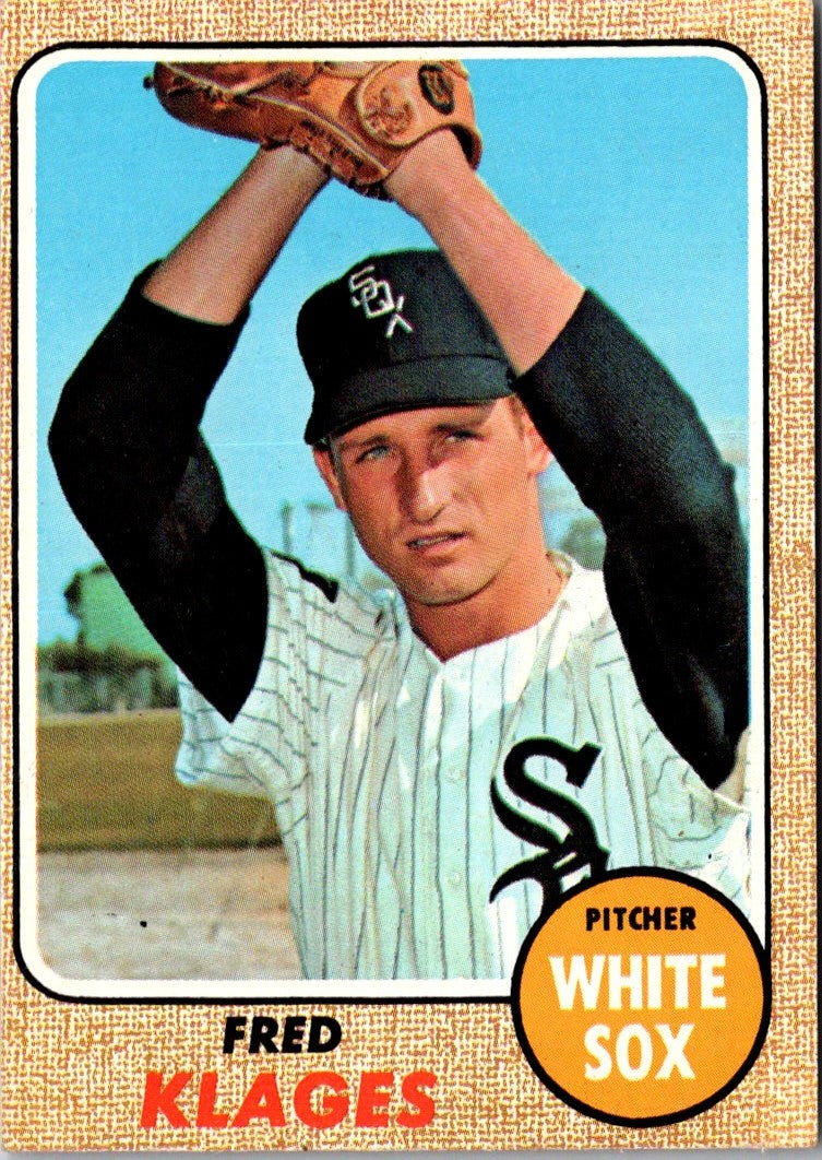 1968 Topps Fred Klages