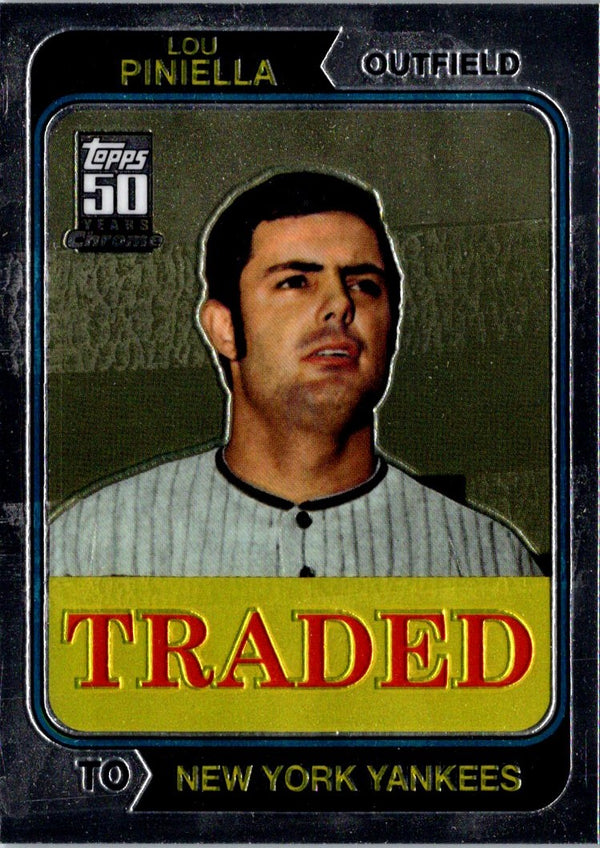 2001 Topps Traded & Rookies Gold Lou Piniella 74 #T108