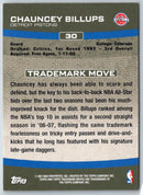 2007 Topps Trademark Moves Chauncey Billups