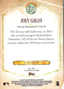 2018 Topps Gypsy Queen Joey Gallo