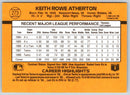 1989 Donruss Keith Atherton
