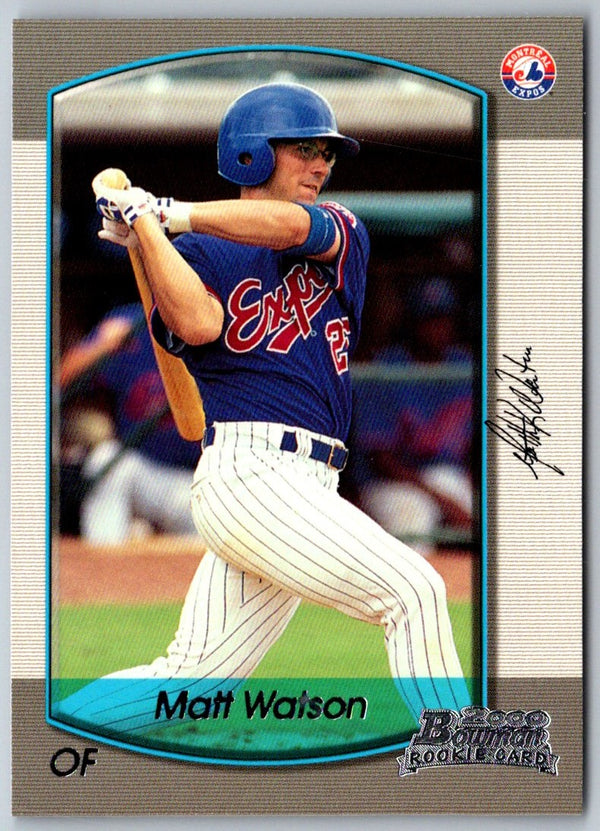 2000 Bowman Matt Watson #336 Rookie