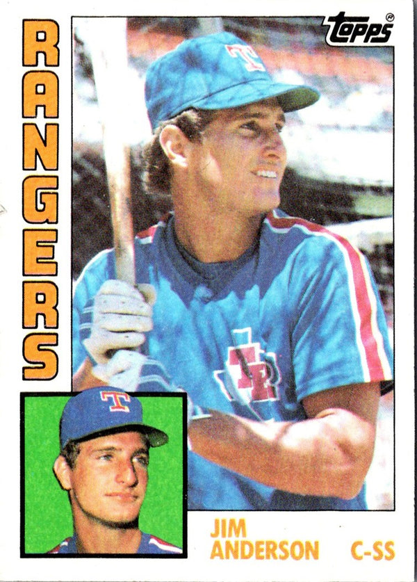 1984 Topps Jim Anderson #353