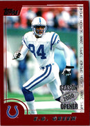 2000 Topps Season Opener E.G. Green
