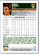 2003 Topps Collection Brent Barry