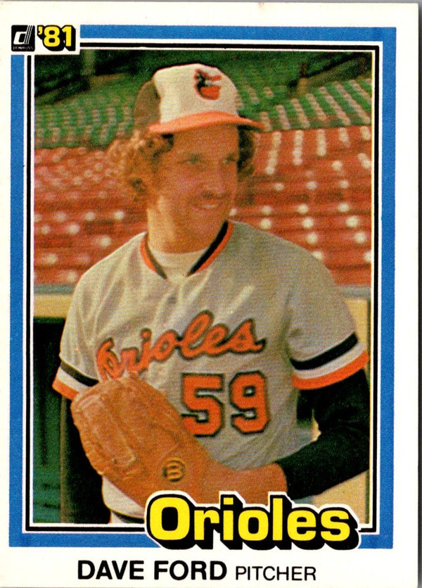 1981 Donruss Dave Ford #552