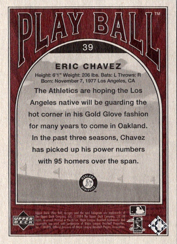 2004 Upper Deck Play Ball Eric Chavez