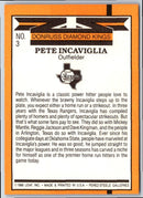 1989 Donruss Diamond  Kings Pete Incaviglia